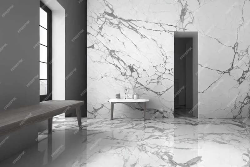 Облицовка на вътрешни пространства с мрамор