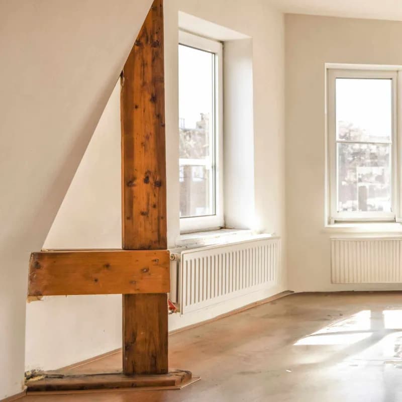 Монтаж на декоративни дървени греди