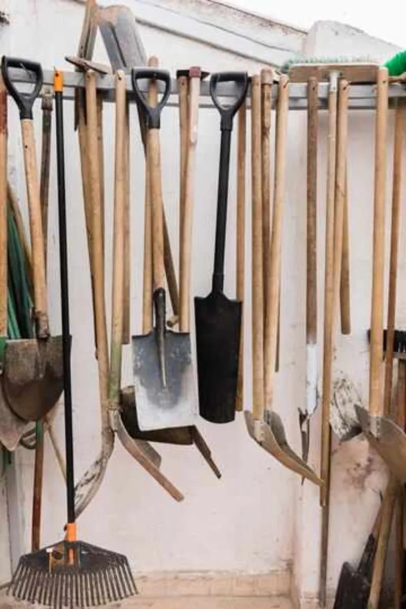 Подреждане на вещи и предмети в двора