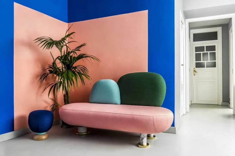 многоцветно латексово боядисване