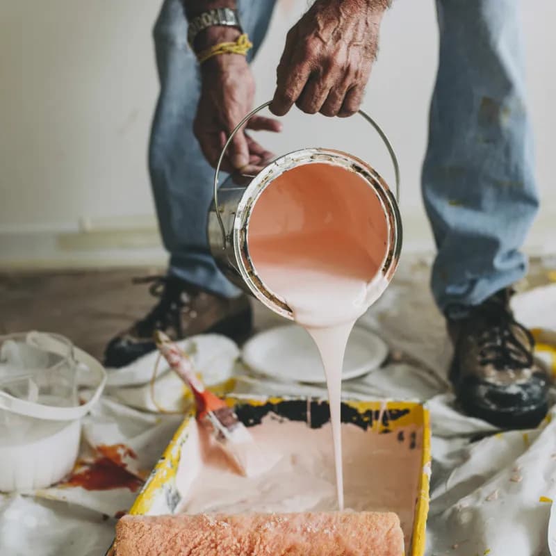 Боядисване с латекс и миещи се бои с висока покривност